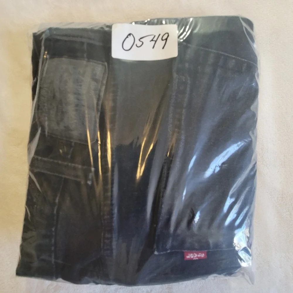 Levi's 541 Athletic Taper Jeans Mens 40x30 Black Stretch Denim Pants Big & Tall